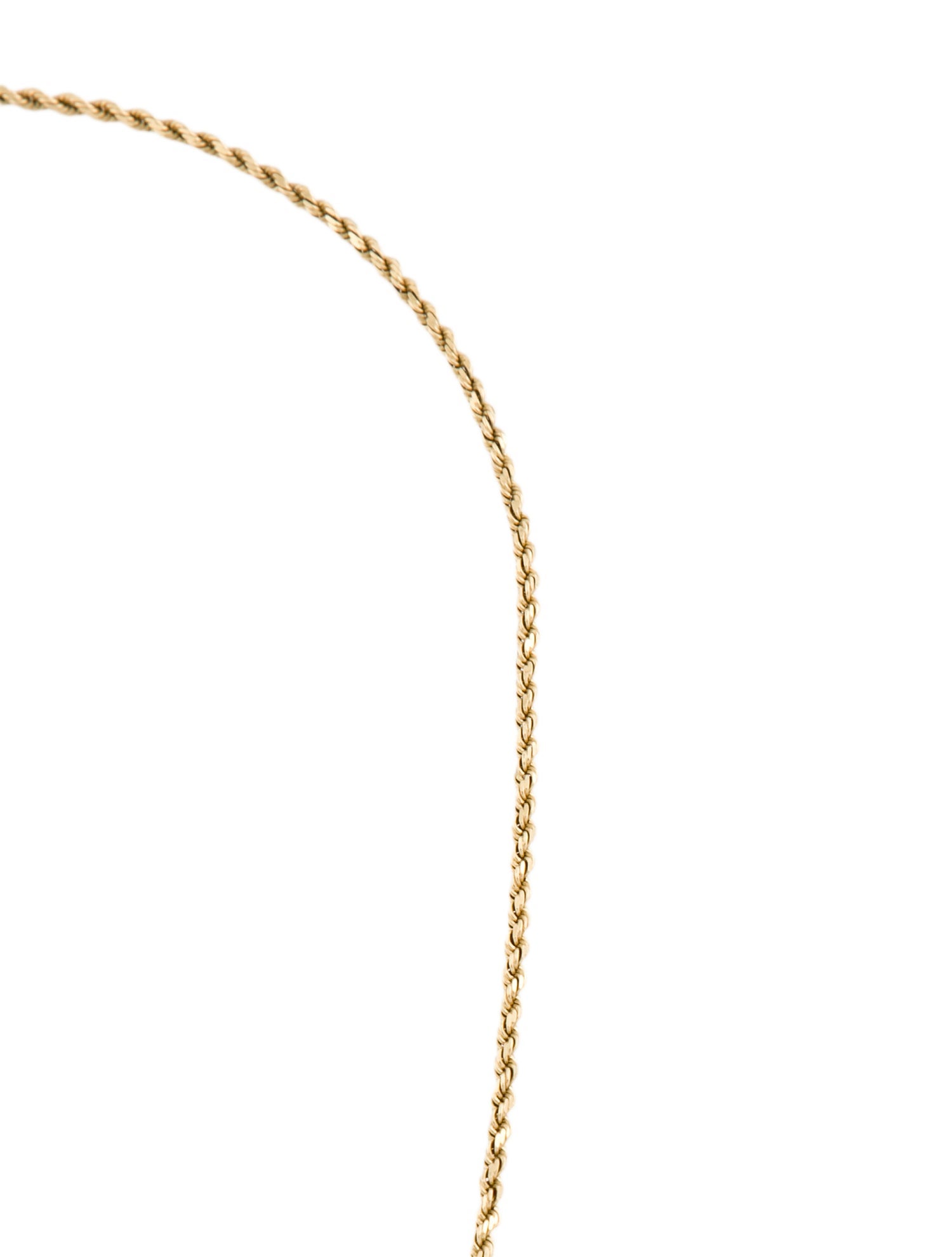 Necklace 14K Rope Chain Necklace